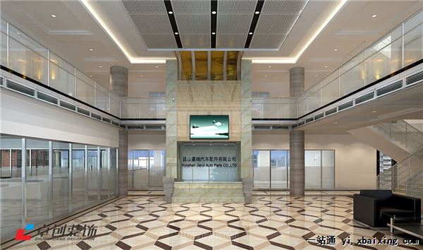 厂房大厅装修设计效果图