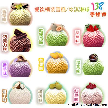 阿波罗桶装冰淇淋口味